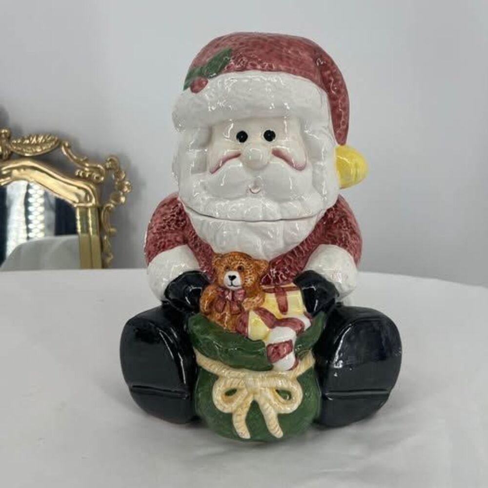 Ceramic Santa Claus Cookie Jar